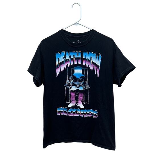 Death Row Black Tee size M - Picture 1 of 8